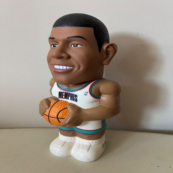 Vintage Y2K NBA Memphis Grizzlies Shane Battier Promo BobbleHead Water Bottle - Picture 1 of 6